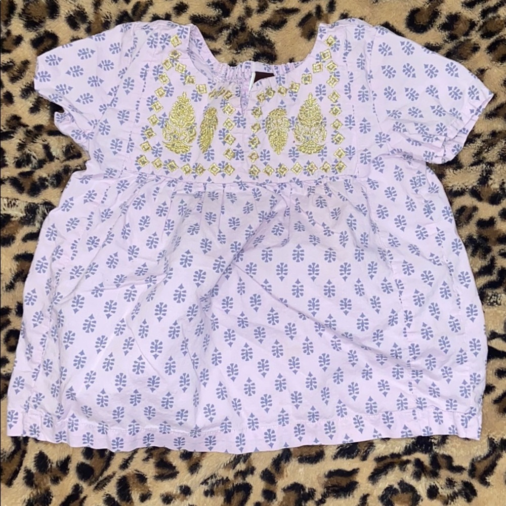 Tea Purple and Gold Top